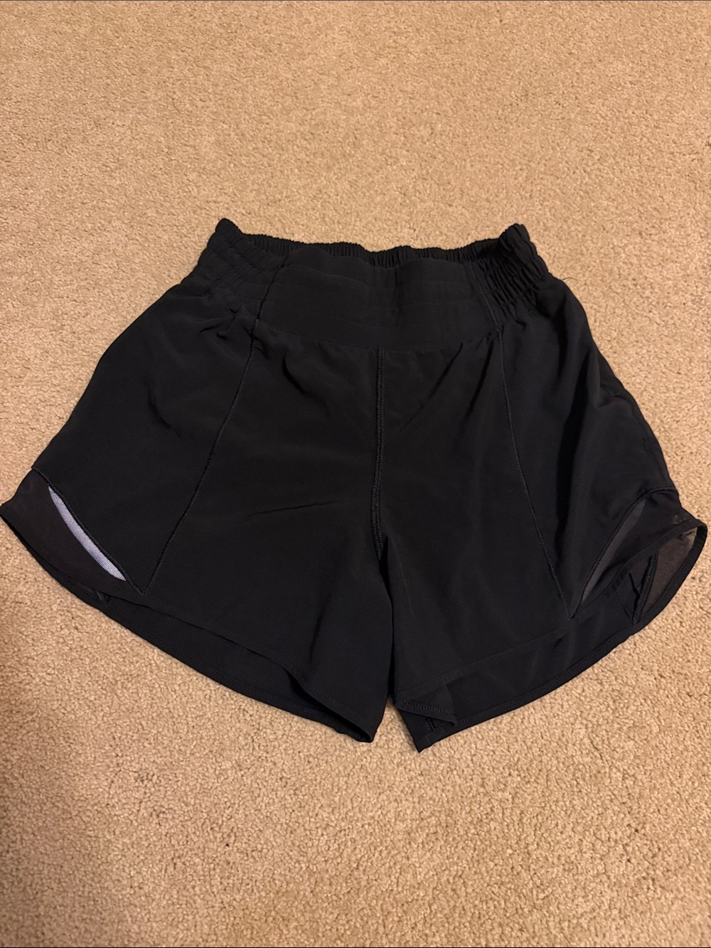 lululemon athletica Black Women's Running Shorts